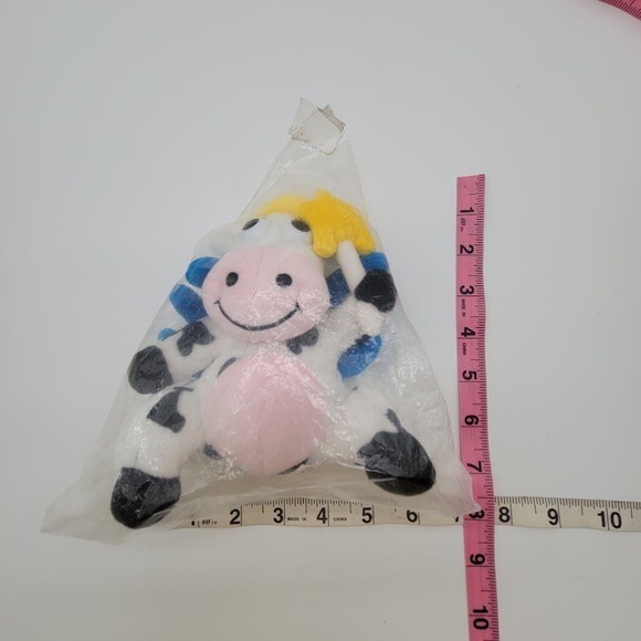 New in Bag Kraft Singles Dairy Fairy Cow Stuffed Animal 6" - Picture 2 of 4